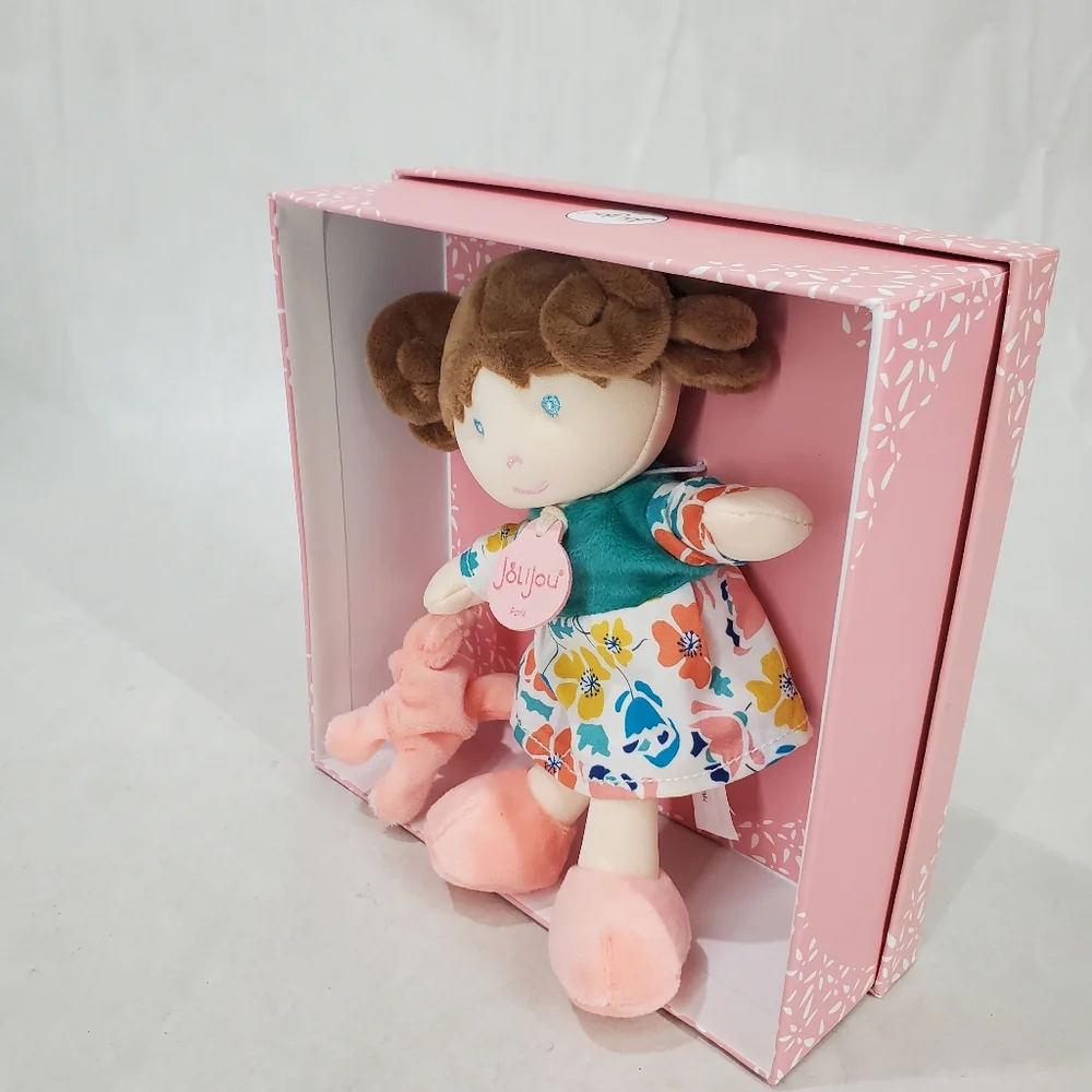 JoliJou Paris Demoiselles Green My First Doll Lovely Plush 7